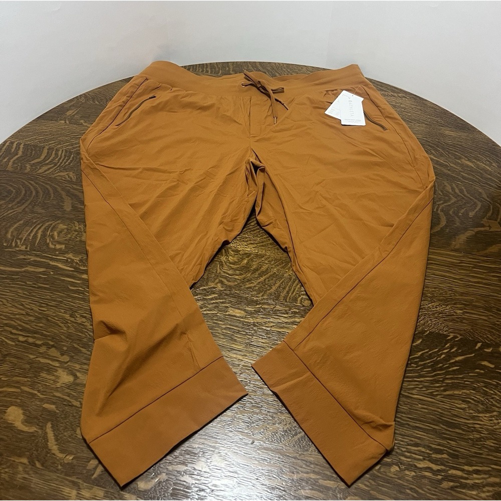 Athleta Trekkie North Jogger Pants Women 26 Rust Loose Fit Tapered Leg Athletic